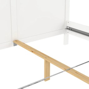 Fehér franciaágy 160x200 cm Paris – Tvilum