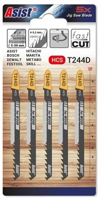 Fűrészlapok szúrófűrészhez - 5db ASIST 05-5104