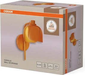Osram - Fali lámpa DECOR COROLLE 1xG9/20W/230V narancssárga