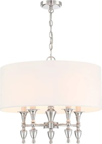 Cosmolight AUSTIN P05173NI-WH Csillár 5x40W/E14 IP20
