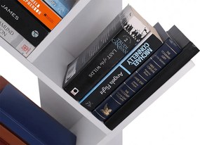 Könyvespolc, fehér, BAKI NEW TYP 3