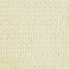 krémszínű HDPE napvitorla 160 g/m² 2 x 4,5 m