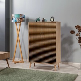 Mega Sonoma Oak Stripes I szekrény