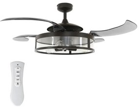 FANAWAY 212927 - LED mennyezeti ventilátor CLASSIC 3xE27/4W/230V fekete + DO