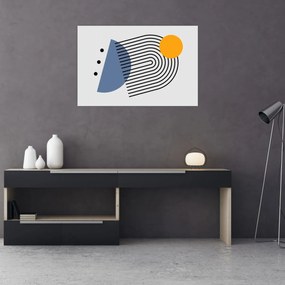 Kép - Minimalista absztrakció N⁰2 (90x60 cm)