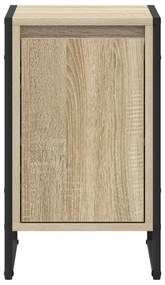 vidaXL Éjjeli asztal Sonoma 39,5 x 30 x 50 cm Faanyag