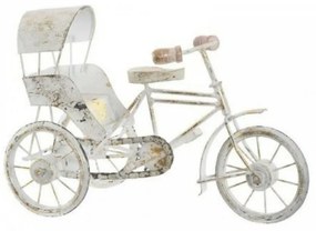 Rickshaw fehér, antik 34cm