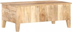 Nyers mangófa dohányzóasztal 100 x 55 x 40 cm