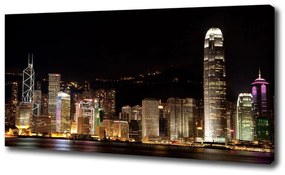Vászonfotó Hong kong éjjel oc-25184002