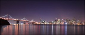 Kilátás San Francisco-ra, California (120x50 cm)