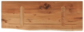 tömör akácfa téglalap alakú fali polc 70 x 30 x 2,5 cm