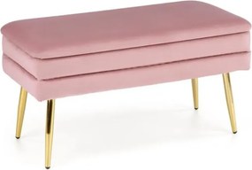 Velva előszobai cipőpad tárolóval pink arany