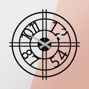 Enzoclock fém falióra, 48×48 cm – S010