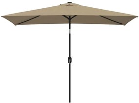 vidaXL tópszínű kültéri napernyő fémrúddal 300x200 cm