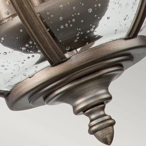 Kichler KL-HALLERON-2M-BU - Kültéri fali lámpa HALLERON 3xE14/40W/230V IP44