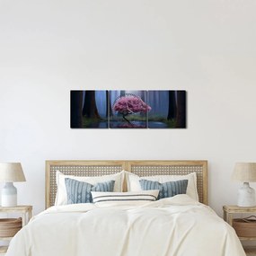 Kép - Varázslatos éjszaka (órával) (90x30 cm)