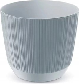 Kerek kaspó Prosperplast Ryfo DRF90 világos szürke 88 x 75 mm DRF90-443U