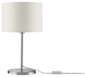 Paulmann 70923 Tessa asztali lámpa, szövetburával, fehér, E14 foglalat, IP20