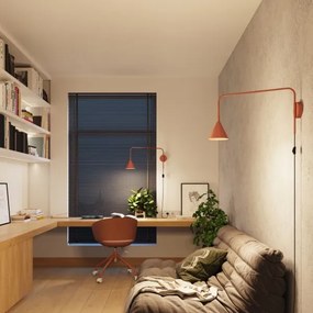 Sollux SL.1701 - Fali lámpa NOX 1xE14/10W/230V narancs