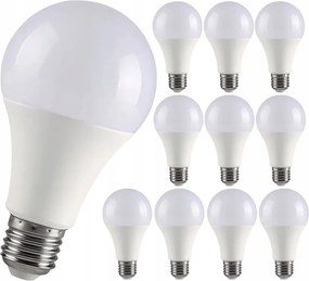 10x Led Izzó E27 15W 1440LM 4000K Fehér Semleges Villogásmentes Prémium