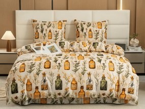 Mikroszálas ágyneműhuzat APOTHECARY krém színű Ágyneműhuzat mérete: 70 x 90 cm | 140 x 200 cm