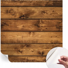 Öntapadós Dekoratív Fotótapéta Hálószobába Fa deszkák 250x250 cm