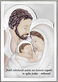 Ajándék Esküvő Évforduló Ajándék Kép Szent Család Ezüst Kép Gravírozás