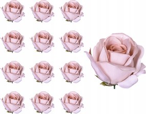 Rózsa fej capuccino 12 db-os művirág szett