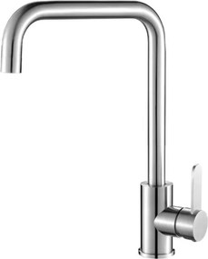 Laveo Bona, konyhai csaptelep h-347, álló, rozsdamentes, LAV-BAB_265D