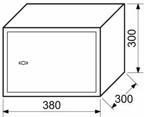 Acélszéf mechanikus zárral RS.30.K