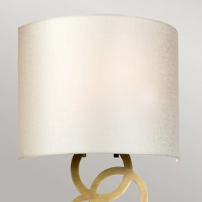 Elstead glamour modern fali lámpa curtis bézs sárgaréz elscurtis-medium-ab