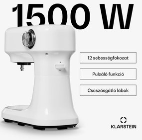 Klarstein Bella Evo konyhai robotgép | bolygókeverő rendszer | 3 keverőfelszerelés | 1500 W | 5 l