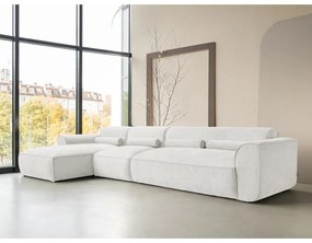 Fehér sarokkanapé (bal oldali) Flex Felix – Miuform