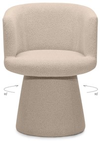 Forgatható design szék YATO, bézs