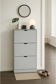 Szürke billenő ajtós cipőtartó 60x118x24 cm Stelo – Bonami Essentials