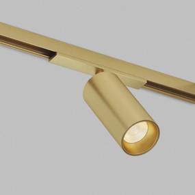 DK/EU-5741-SB Shine Track light, SPOT 3000 series, D45*H100, LED, 48V DC, 10W, RA≥90, 3000K, IP20, satin brass color, aluminum — DK/EU-5741-SB
