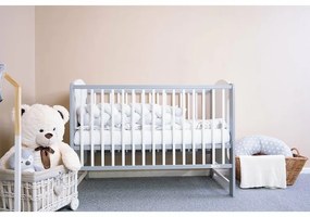 New Baby Elsa kiságy, fehér-szürke