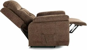 Morgan Raven elektromos dönthető fotel cappuccino