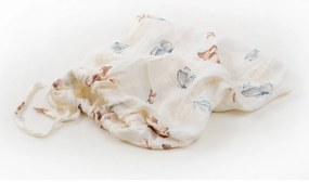 Matex Pillangók muszlin ágyneműhuzat, 140 x 200 cm, 70 x 90 cm