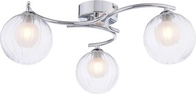 Dar Lighting modern mennyezeti lámpa nakita csiszolt króm darnak5350-20