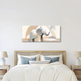 Kép - Elefánt pasztell színekben (120x50 cm)