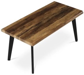 Dohányzóasztal 120×60 cm, MDF, Old Wood. CT-F4412 OLW