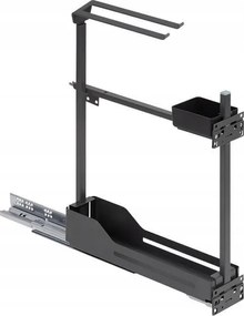 Peka 04.800.A Snello 150 polccal és törölközőtartóval/ antracit