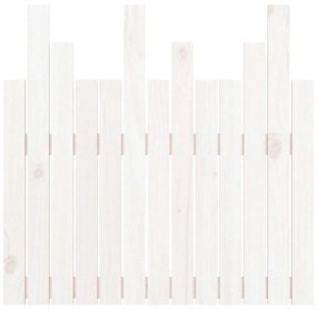 fehér tömör fenyőfa fali fejtámla 82,5 x 3 x 80 cm