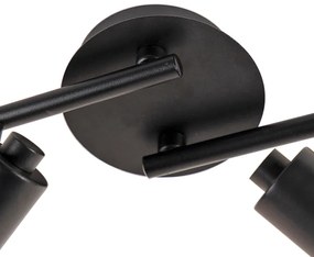 Modern spotlámpa fekete arannyal 4-lámpás - Magno