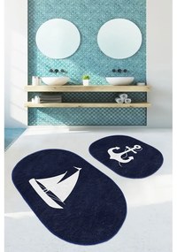 Kék fürdőszobai kilépő szett 2 db-os 60x100 cm – Mila Home