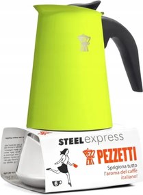 Pezzetti Steelexpress indukciós acél kávéfőző 6 tz 300 ml zöld