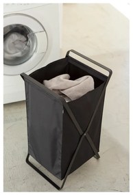 Tower Laundry összecsukható fekete szennyestartó - YAMAZAKI