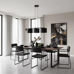 Emibig modern függeszték lux fekete emi1670/3