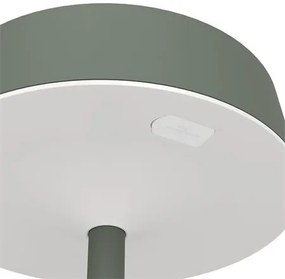 Akkus asztali lámpa, USB, CCT LED, 3 W, EGLO Simeri, olivazöld (VLSIMO)